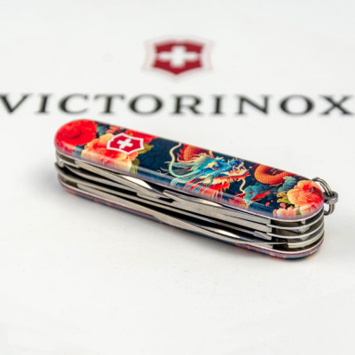 Ніж Victorinox Swiss Army Huntsman Zodiac Китайський дракон