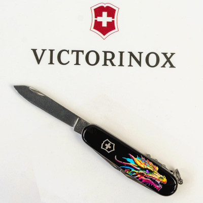 Ніж Victorinox Swiss Army Spartan Zodiac Яскравий дракон