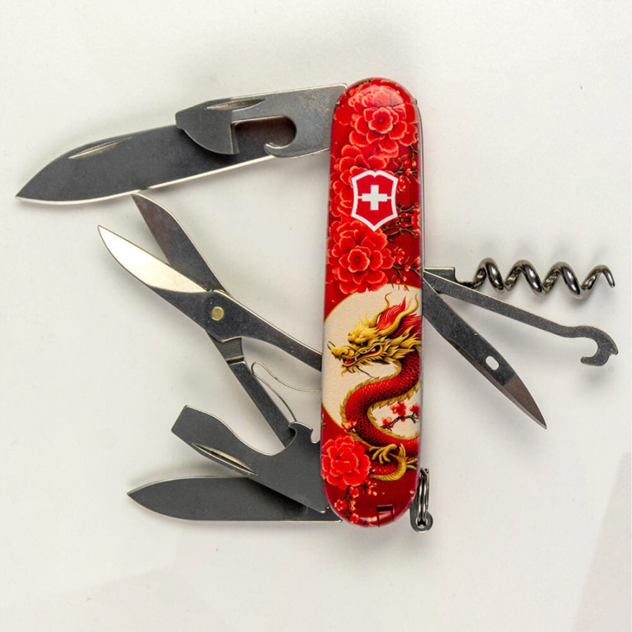 Ніж Victorinox Swiss Army Climber Zodiac Китайський червоний дракон