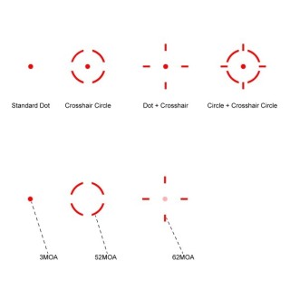 Приціл коліматорний Vector Optics Frenzy Plus 1x31x26 Multi-Reticle