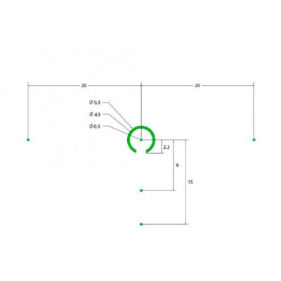 Приціл коліматорний SIG Optics ROMEO4H 1x20mm,GREEN HORSE SHOE DOT, 0.5 MOA ADJ