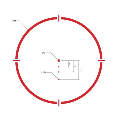 Приціл коліматорний Sig Optics ROMEO8H BALLISTIC CIRCLE DOT, 0.5 MOA ADJ, BLACK