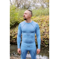 Термобілизна чоловіча Tramp Active комплект (футболка+штани) UTRUM-021-blue, 2XL