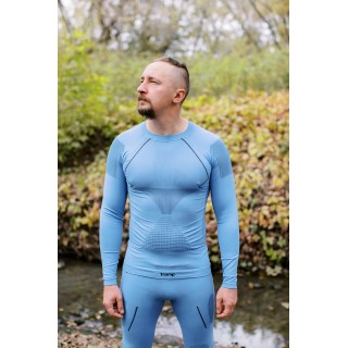 Термобілизна чоловіча Tramp Active комплект (футболка+штани) UTRUM-021-blue, 2XL