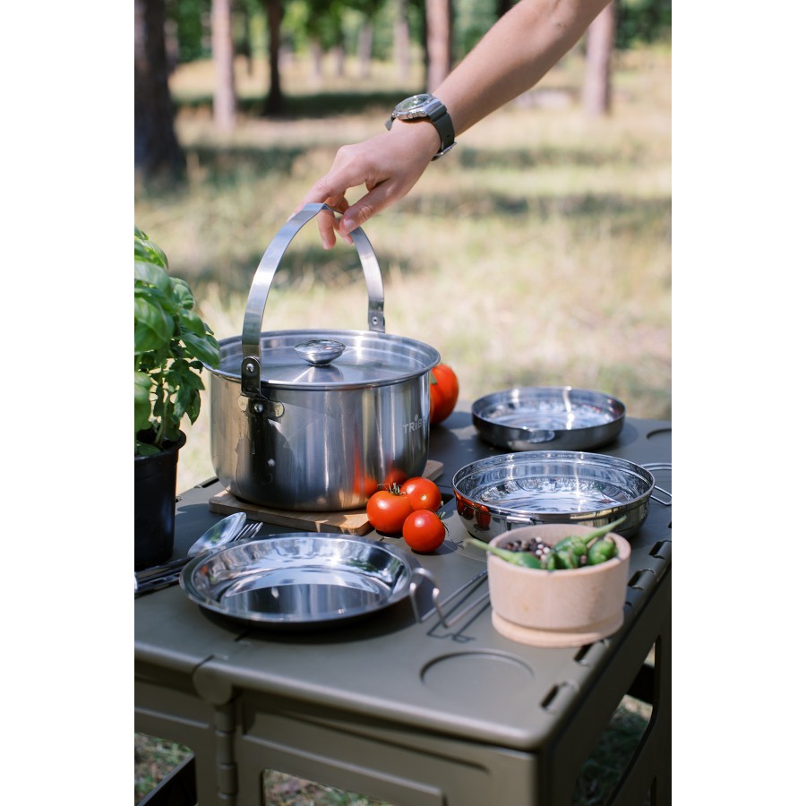 Казанок Tribe Family Pot 3,5 л сталевий T-FH-0005-metal