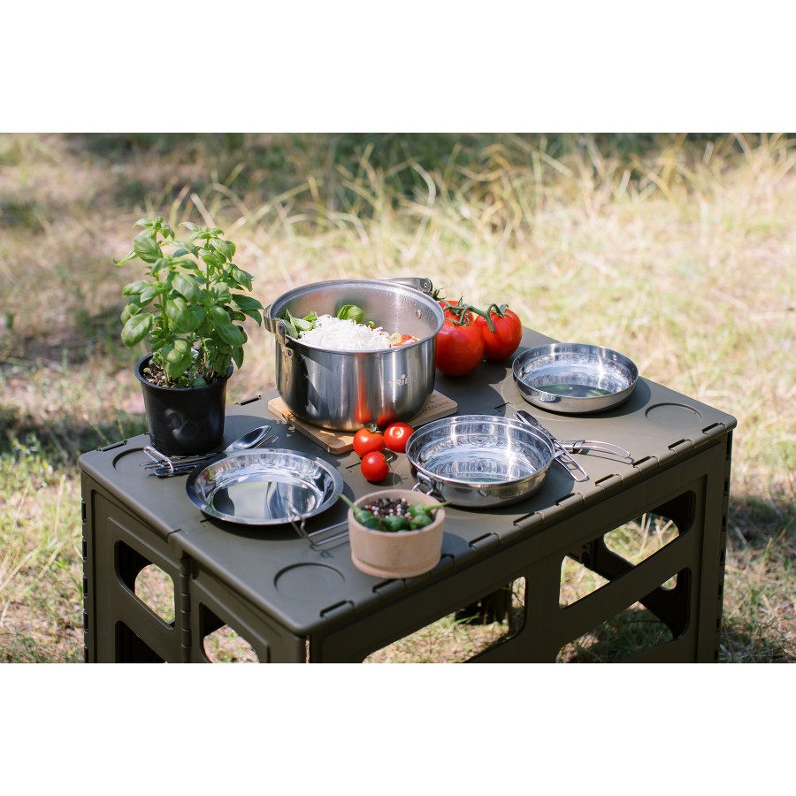 Казанок Tribe Family Pot 3,5 л сталевий T-FH-0005-metal