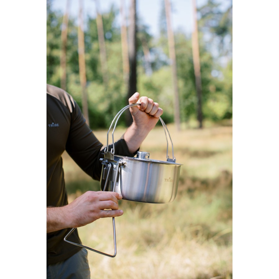 Казанок Tribe Fire Pot 5,4 л сталевий T-FH-0006-metal
