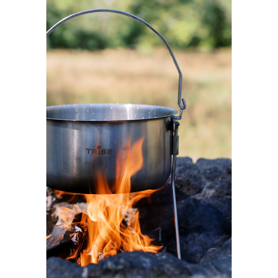 Казанок Tribe Fire Pot 5,4 л сталевий T-FH-0006-metal