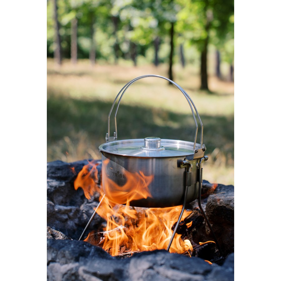Казанок Tribe Fire Pot 5,4 л сталевий T-FH-0006-metal