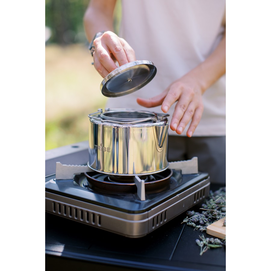 Чайник Tribe Kettle 1,2 л сталевий T-FI-0010-metal