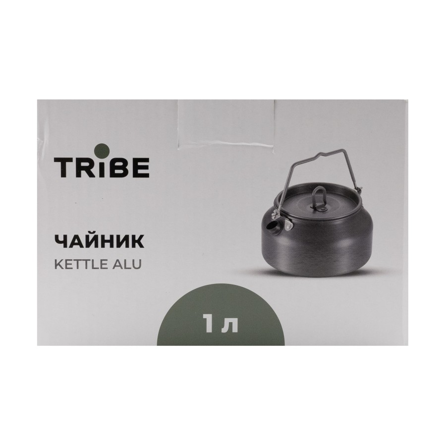 Чайник Tribe Kettle Alu 1 л алюмінієвий T-FI-0013-grey