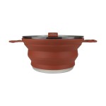 Каструля Tribe Collapsible Pot 2,5 л силіконова T-FF-0025, brown
