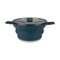Каструля Tribe Collapsible Pot 2,5 л силіконова T-FF-0025, ocean