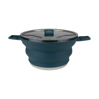 Каструля Tribe Collapsible Pot 2,5 л силіконова T-FF-0025, ocean