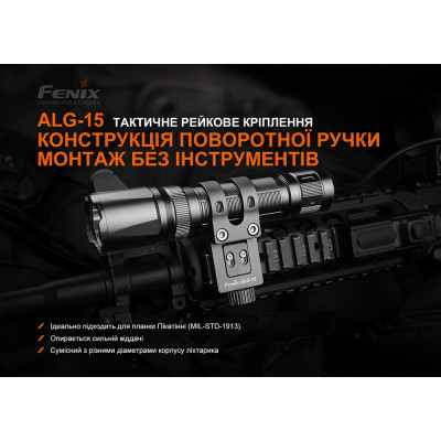 ALG-15 Кріплення на зброю для тактичних ліхтарів Fenix ALG-15