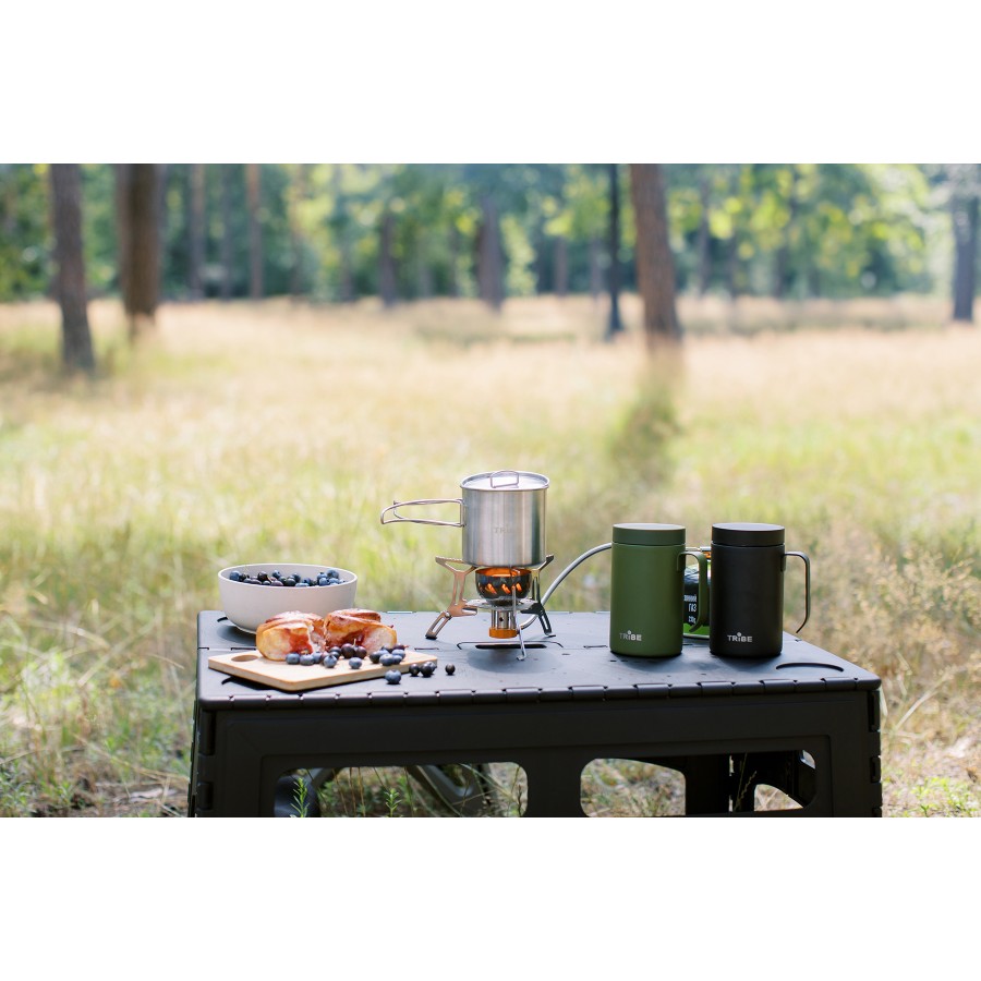 Чашка-термос Tribe Adventure Mug 450 мл T-FA-0032, black