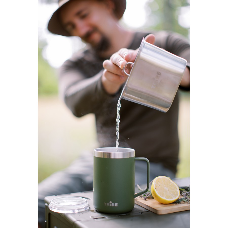 Термочашка Tribe Classic Mug 500 мл T-FA-0033, olive