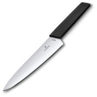 Ніж кухонний шефський Victorinox Swiss Modern Carving, 19 см, чорний, блістер