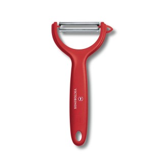 Овочечистка Victorinox для томатів і ківі, серрейторна РК, червона
