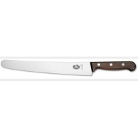 Ніж кондитерський Victorinox Wood 26 см, серрейтор, рожеве дерево