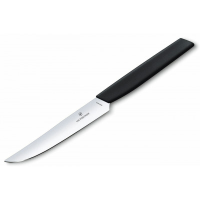 Ніж кухонний Victorinox Swiss Modern Steak 12 см, чорний