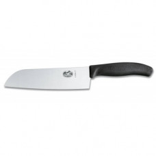 Ніж кухонний Victorinox SwissClassic Santoku, 17 см, чорний