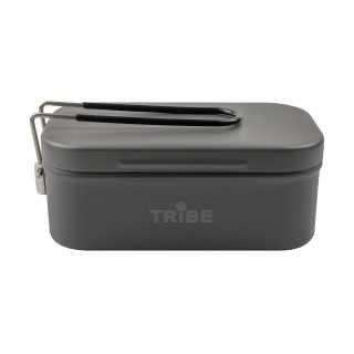 Контейнер для їжі Tribe Lunch Box Alu T-FG-0016-grey