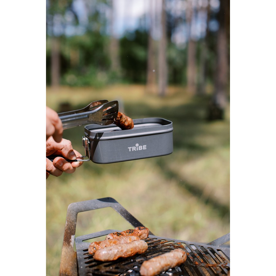 Контейнер для їжі Tribe Lunch Box Alu T-FG-0016-grey