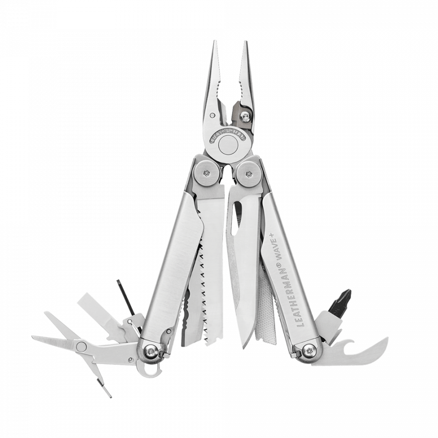 Мультиінструмент LEATHERMAN WAVE PLUS, синтетичний чохол, карт. коробка