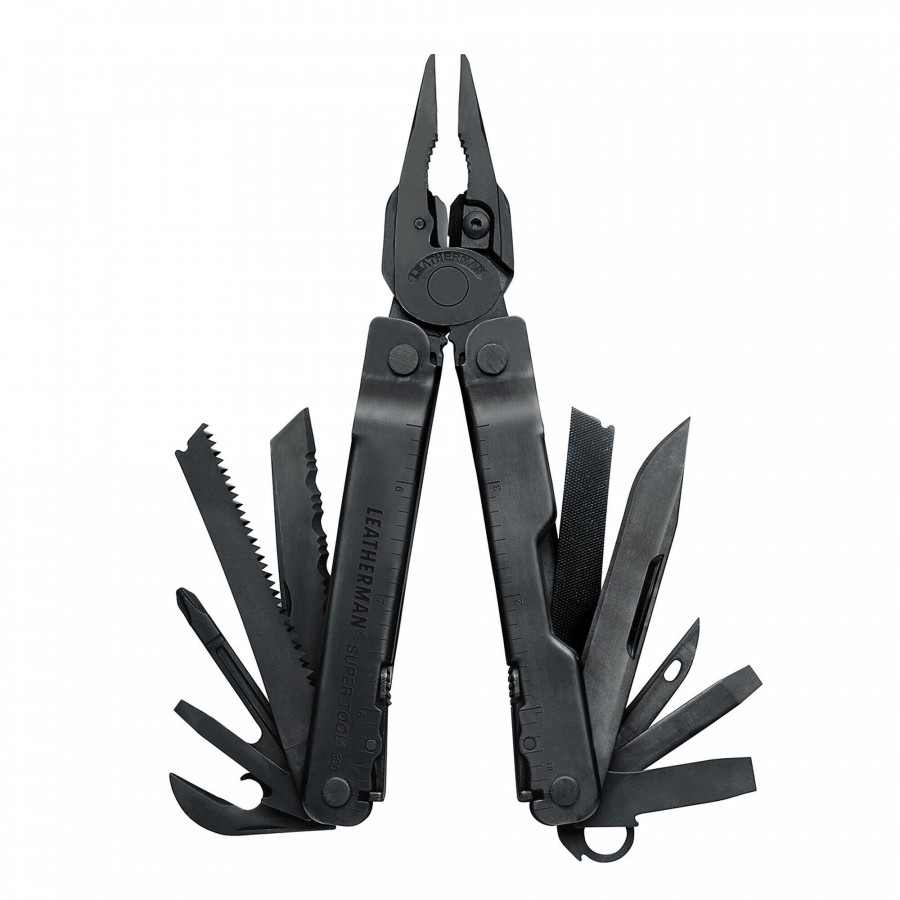 Мультиінструмент LEATHERMAN Super Tool 300 BLACK, чохол MOLLE (черн), картонна коробка