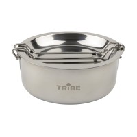 Набір посуду Tribe Tourist Set 1,2 л сталевий T-FG-0008-metal