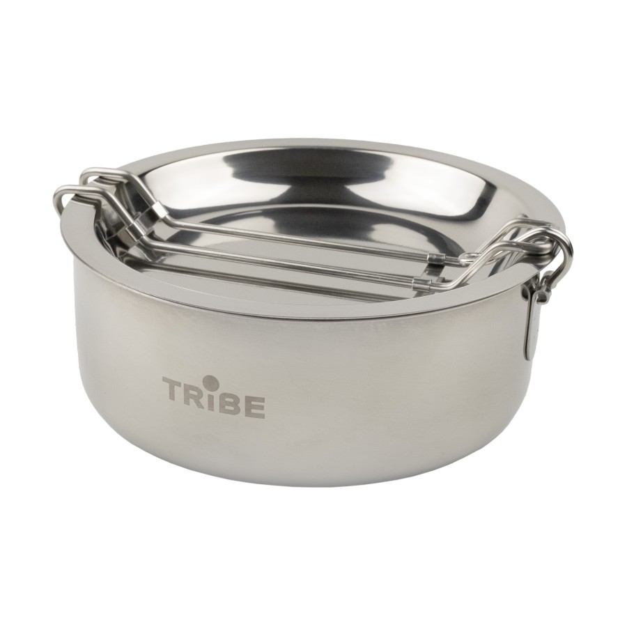 Набір посуду Tribe Tourist Set 1,2 л сталевий T-FG-0008-metal