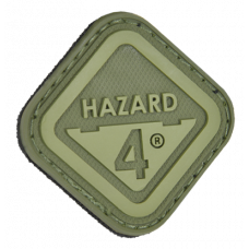 Нашивка на липучці Hazard 4 Diamond Shape "Hazard 4", OD зелена