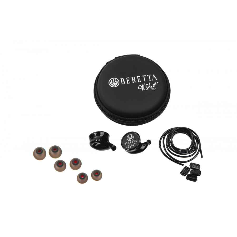 Навушники "Beretta" Earphones Mini Head Set Comfort Plus (Чорні)