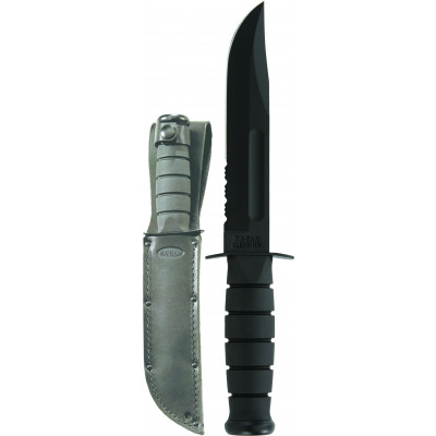 Ніж KA-BAR "Black USMC"serrated