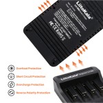 Зарядний пристрій Liitokala Lii-500, 4 канала, Ni-Mh/Li-ion, 220V/12V, Powerbank, Test, LCD, Box