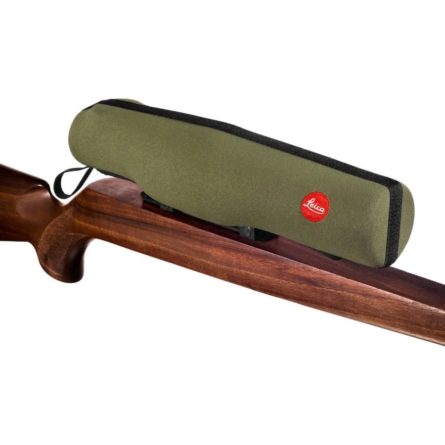 Чохол неопреновий для прицілу Leica. Розмір - L. Колір: зелений