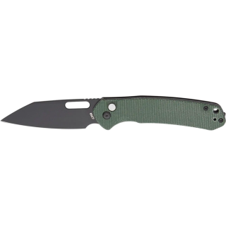 Ніж CJRB Pyrite Wharncliffe BB Micarta, AR-RPM9 Steel green