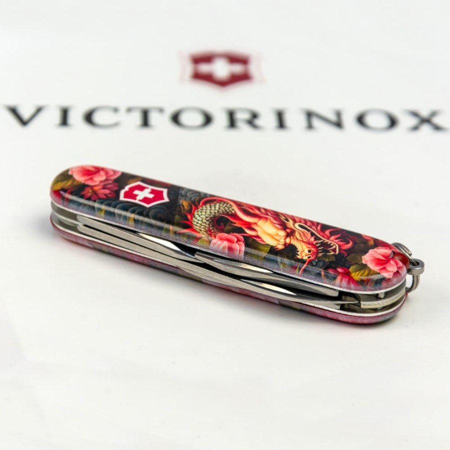 Ніж Victorinox Spartan Zodiac 91мм,12функ ,Китайський зелений дракон