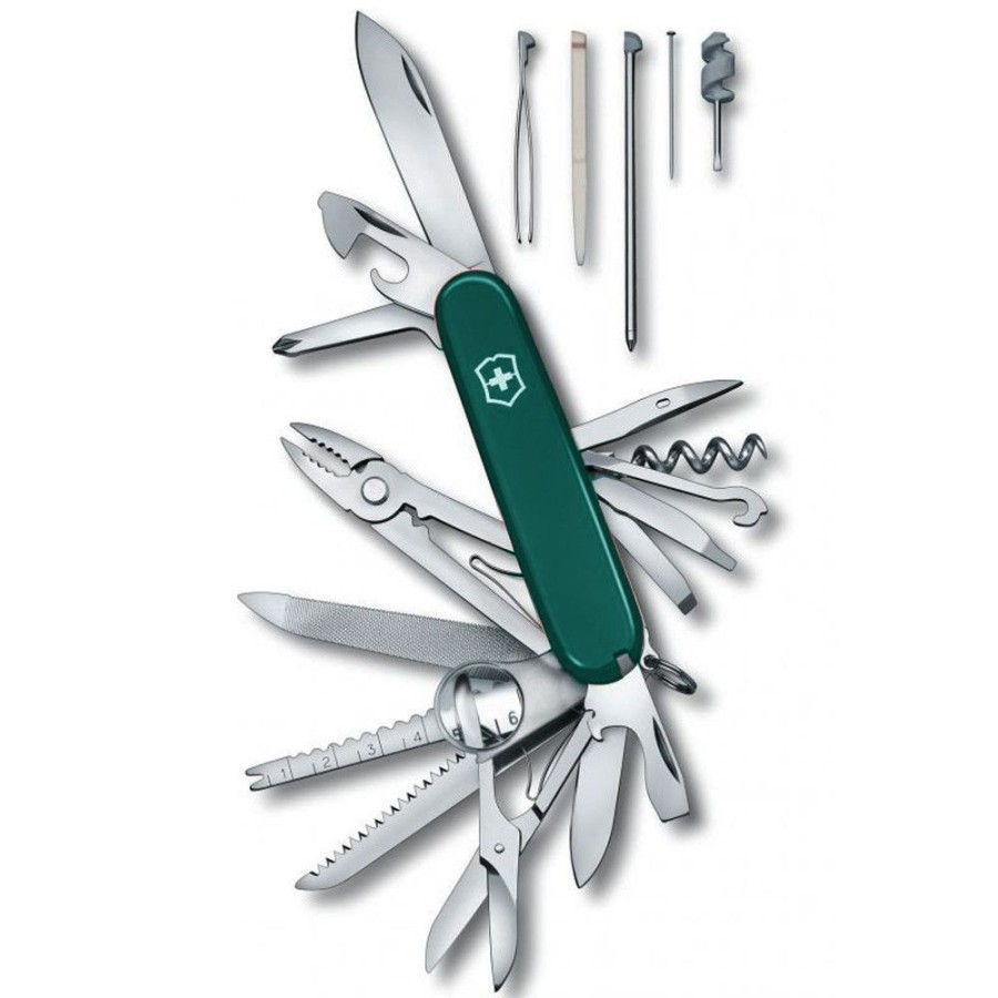 Ніж Victorinox Swisschamp 91мм,33функ,зел