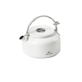 Чайник з керамічним антипригарним покриттям Naturehike CNK2450CF013 0,8 л, алюміній, білий