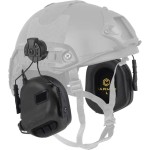 Активні навушники Earmor M31H, з тримачем ARC Rails на каску black