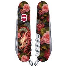 Ніж Victorinox Spartan Zodiac 91мм,12функ ,Китайський зелений дракон