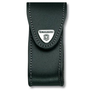 Чохол на пояс Victorinox 84-91мм шкір.чорн на липучці 2-4 шари у подар.упак.