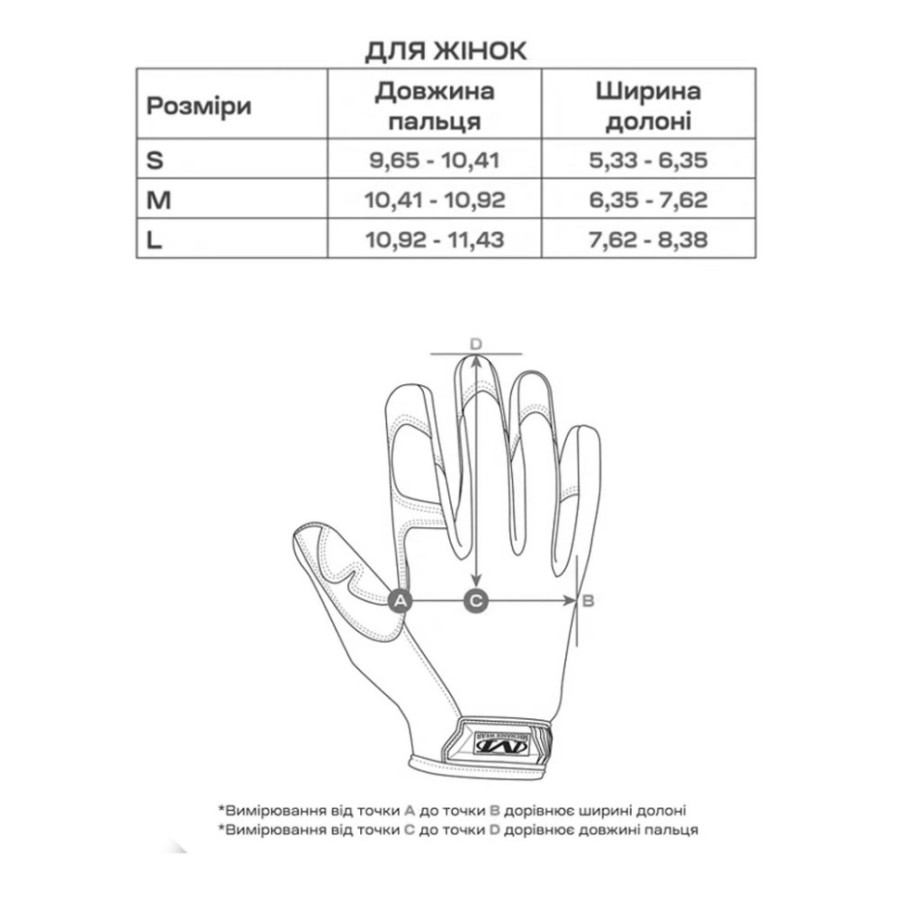 Перчатки Mechanix Coldwork Original M Black