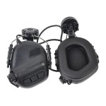 Активні навушники Earmor M31H, з тримачем ARC Rails на каску black