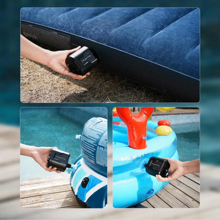Портативний повітряний насос Flextail Evo Pump 3, 1000 л/хв, чорний
