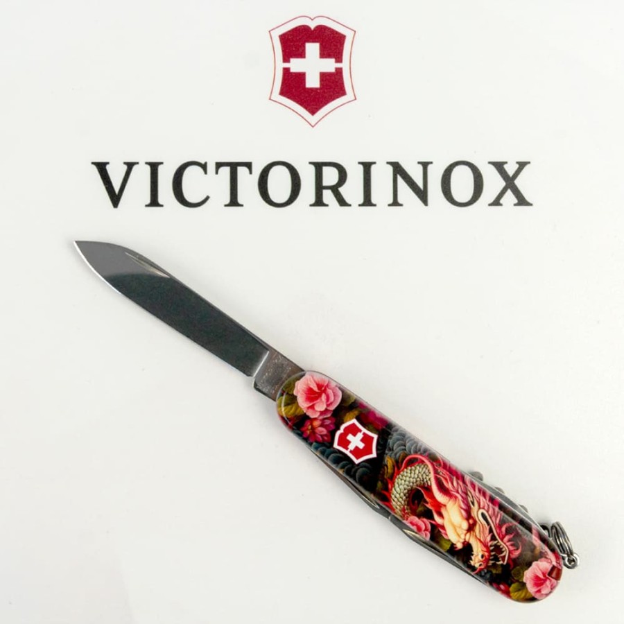 Ніж Victorinox Spartan Zodiac 91мм,12функ ,Китайський зелений дракон