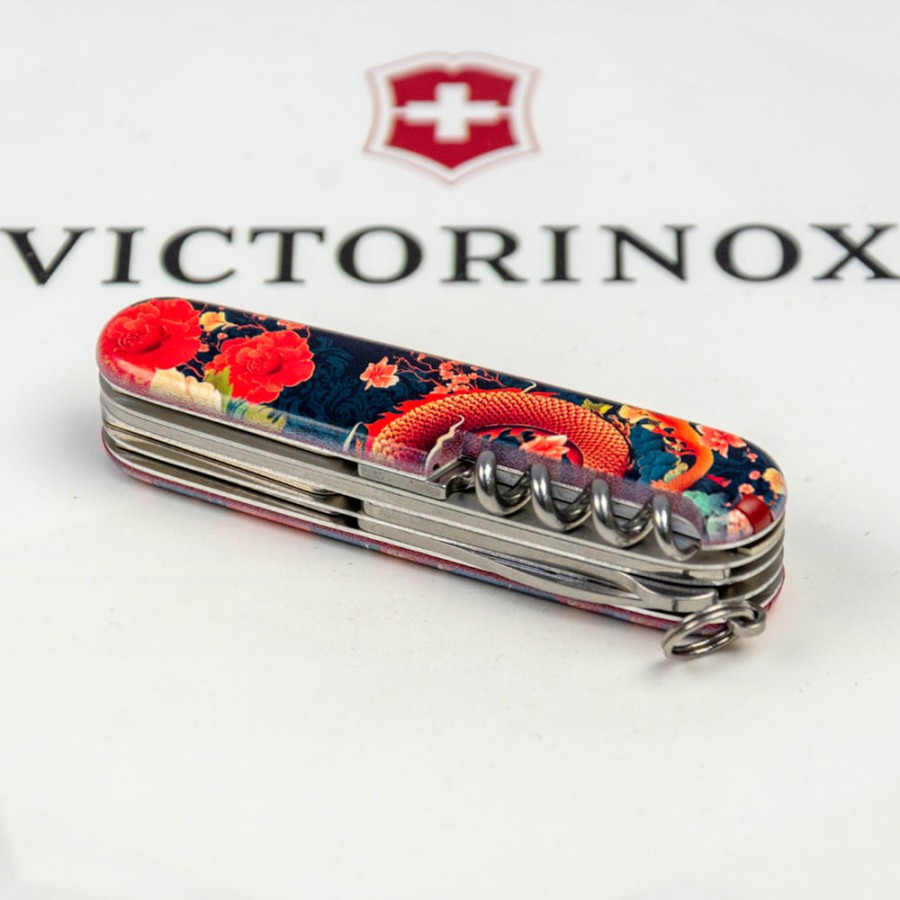 Ніж Victorinox Huntsman Zodiac 91мм,15функ ,Китайський дракон