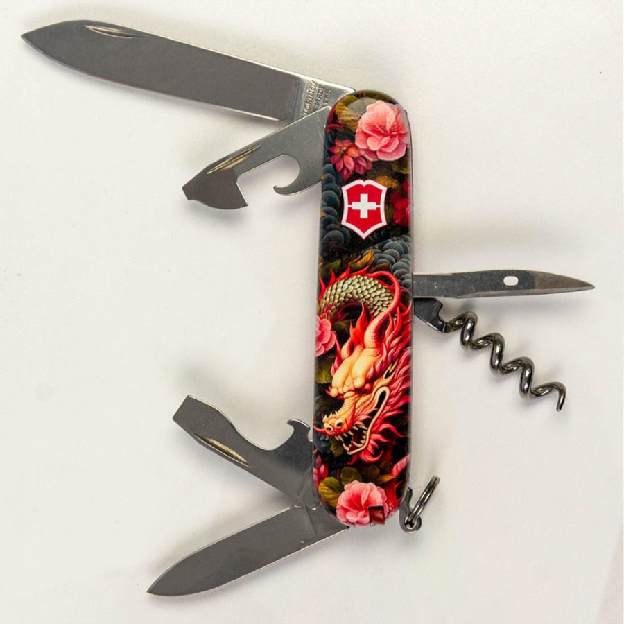 Ніж Victorinox Spartan Zodiac 91мм,12функ ,Китайський зелений дракон